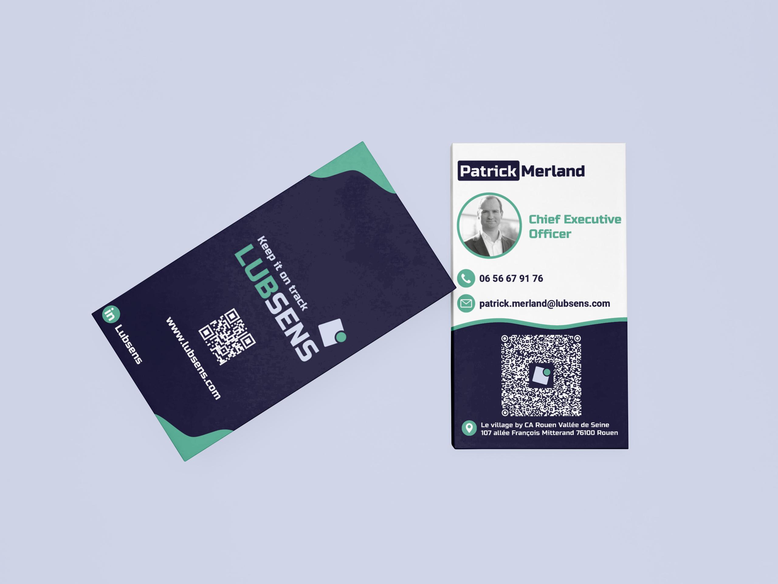 Ractangle Cards PSD Mockup carte de visite